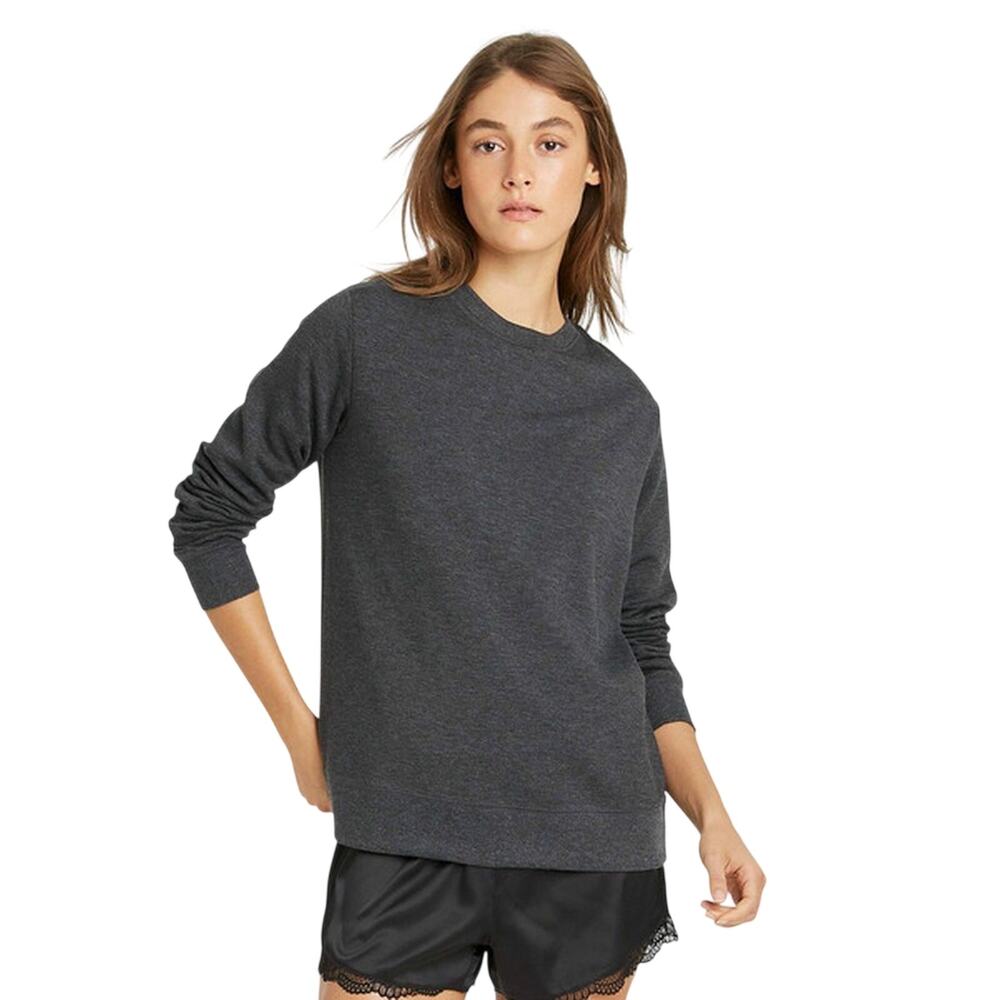 STARS ABOVE NWOT Women's Charcoal Gray Fleece Lounge Sweatshirt Size XS
